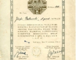 Dyplom-Odznaki-X-lecia-PWSl.-Jozef-Galuszka-19.06.1932