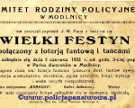 Zaproszenie Komitetu Rodziny Policyjnej na festyn wModlnicy 1932.jpg