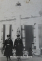 Dwaj policjanci przed pomnikiem Orlat Przemyskich.jpg