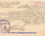 A.Dragan, mianowanie na posterunkowego, 17.10.1924.jpg