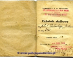 Notatnik sluzb. plut. Julian Zielinski, 11.1942.jpg