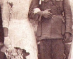 Regina i Szczepan w mundurze policjanta w roku 1921